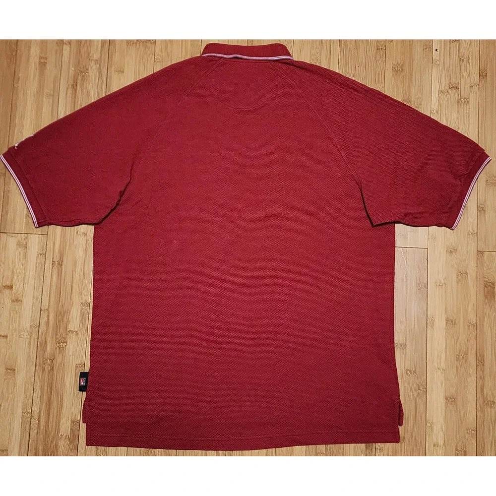 VTG Nike Team Shirt NCAA Football Men's XL Alabama Crimson Tide Embroidered Polo